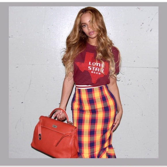 Topshop Tartan Plaid Pencil Tube Skirt 38 6 x-mas - Picture 7 of 7